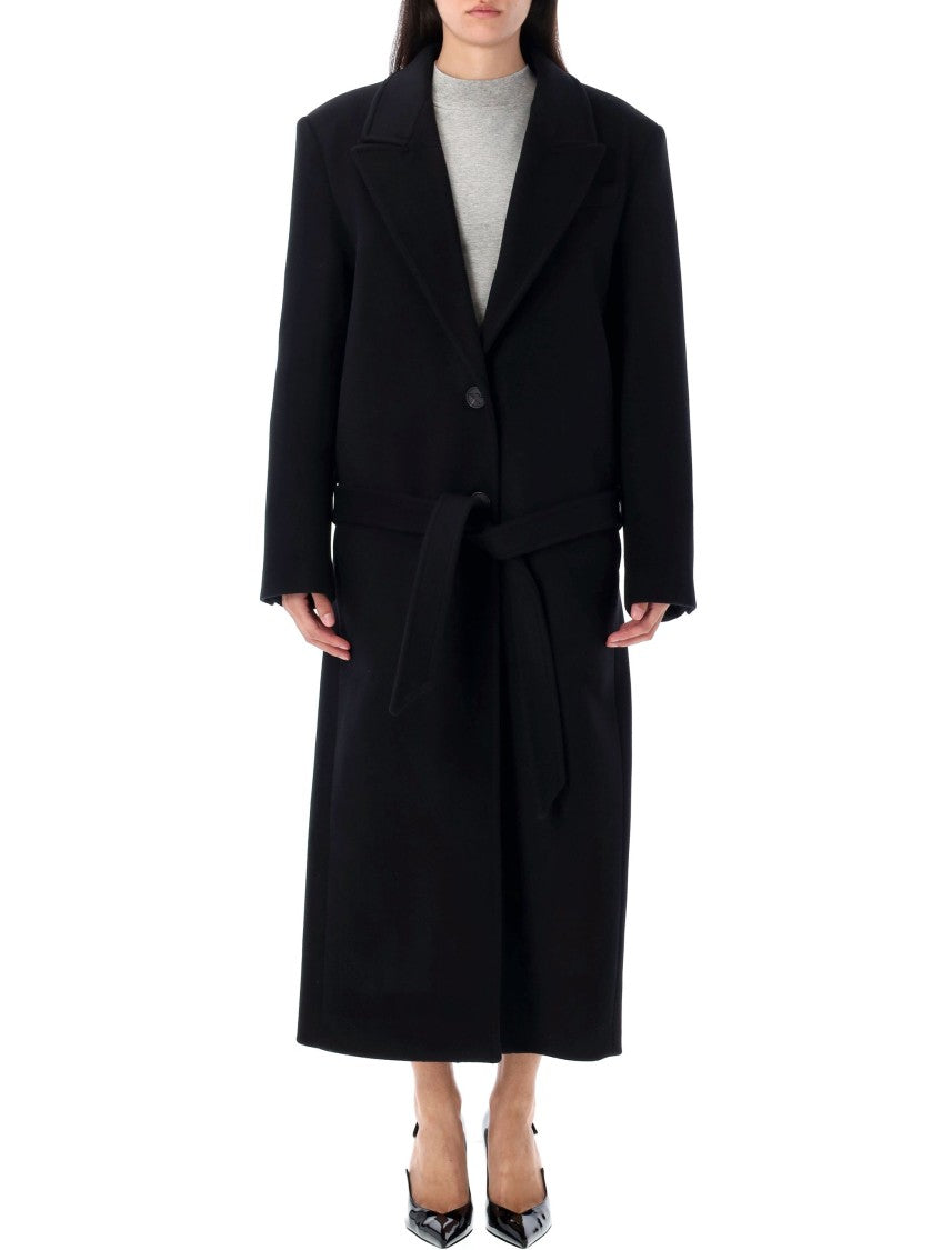 The Attico Belted Long Coat