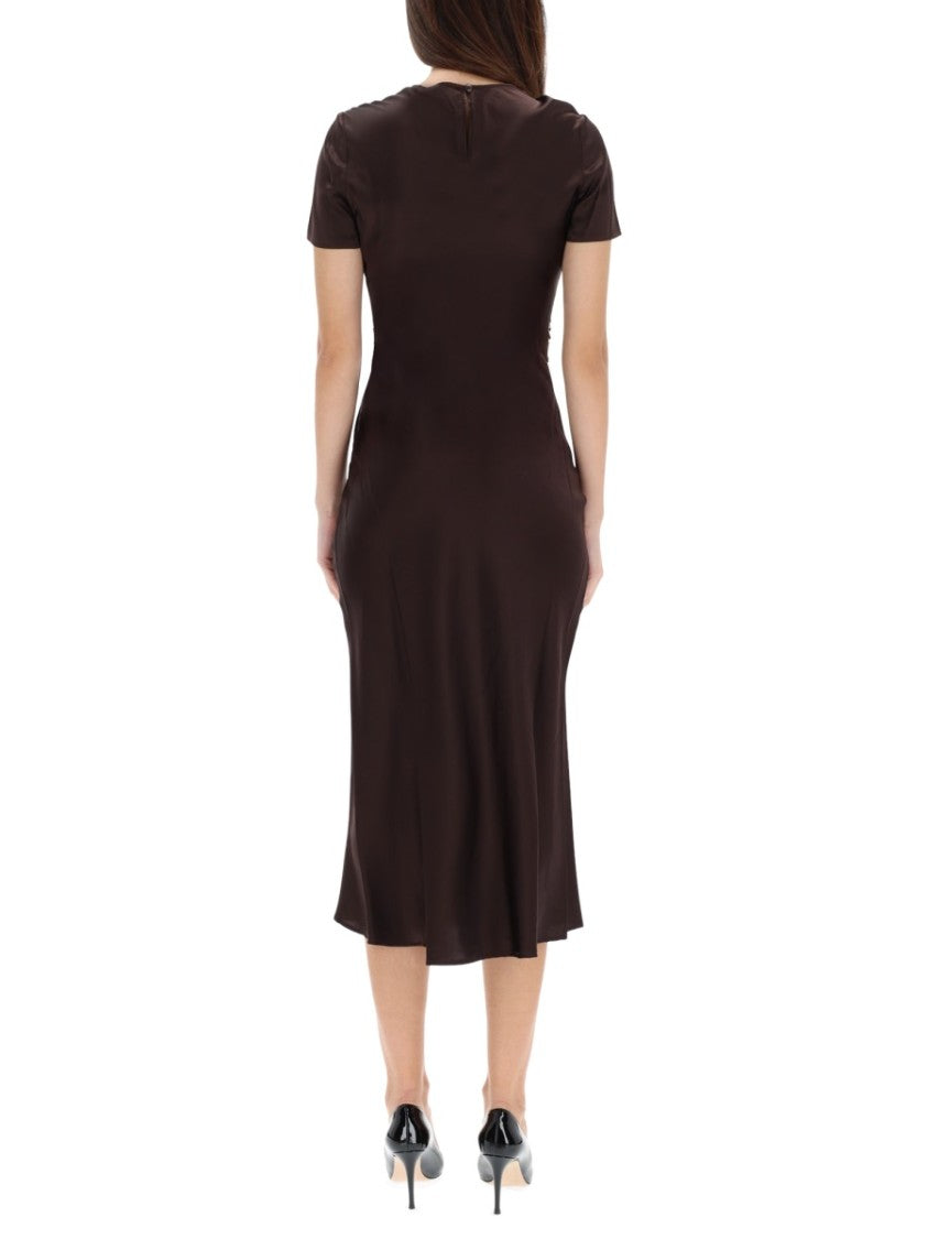 Staud Marcel Silk Blend Midi Dress