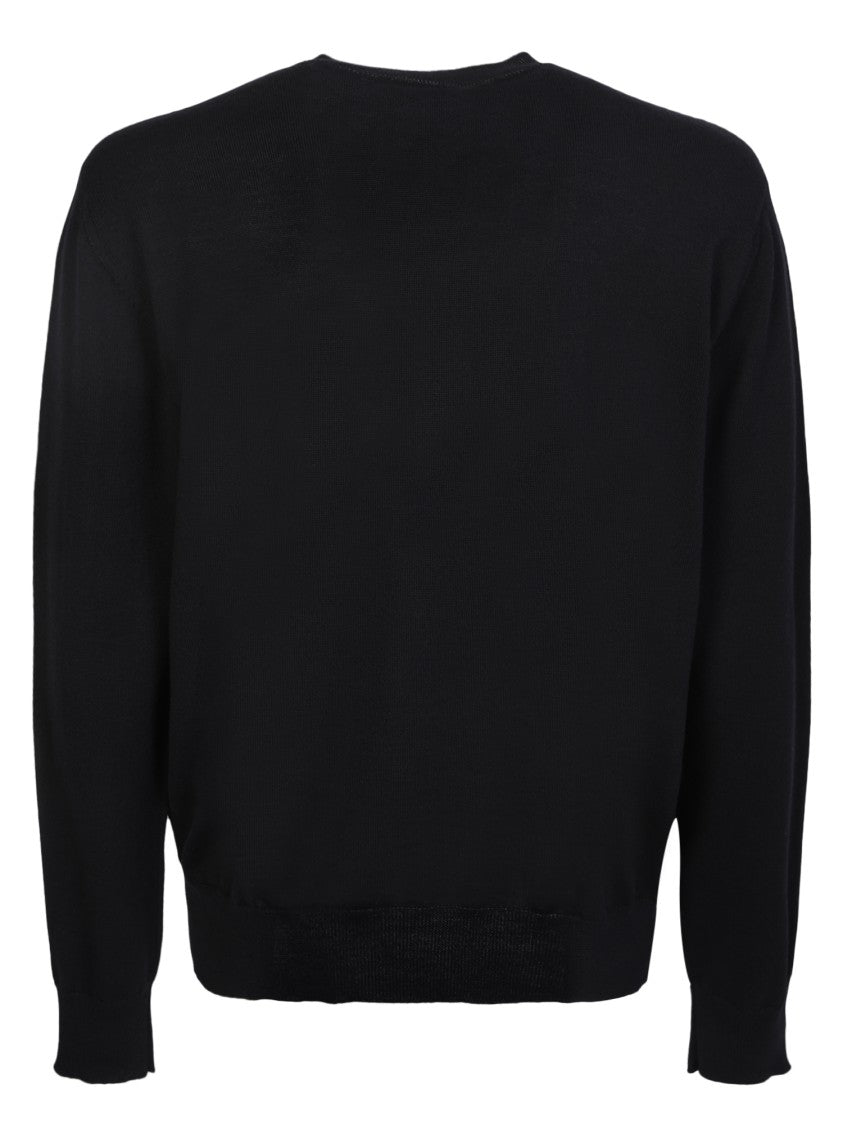 Dsquared2 Maple Leaf Black Sweater