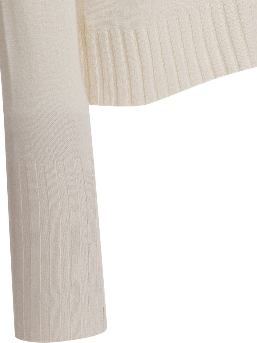 Guest In Residence Shrunken Crew Neck Knitwear In Cashmere