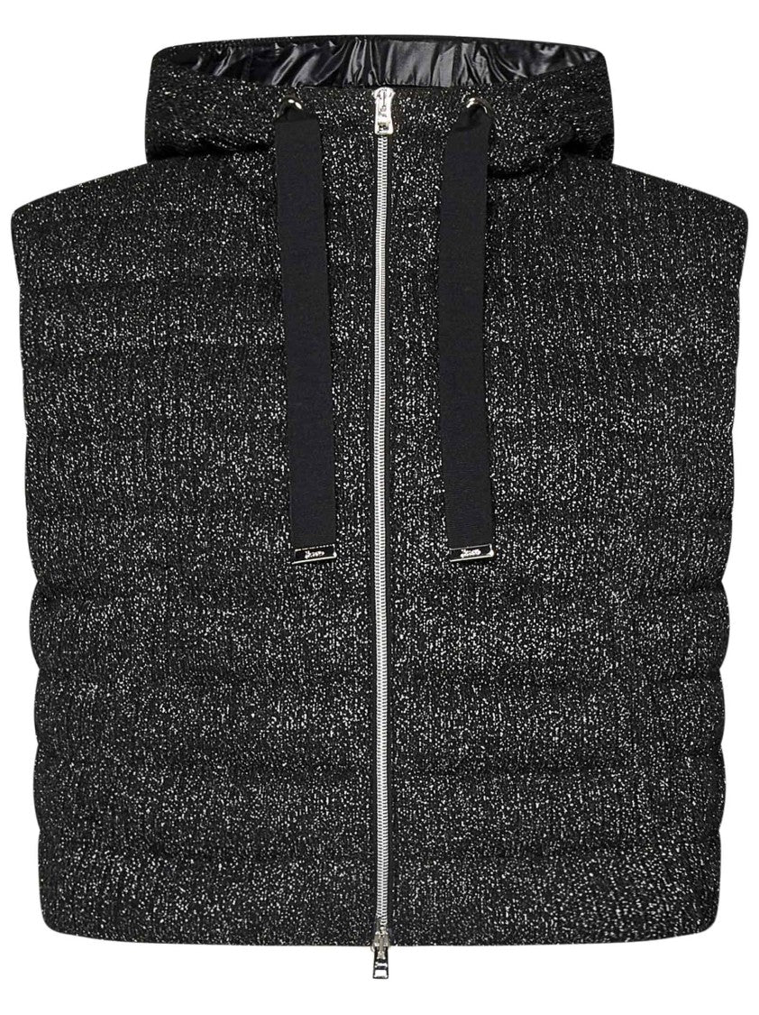 Herno Tailored Black Coat With High Collar