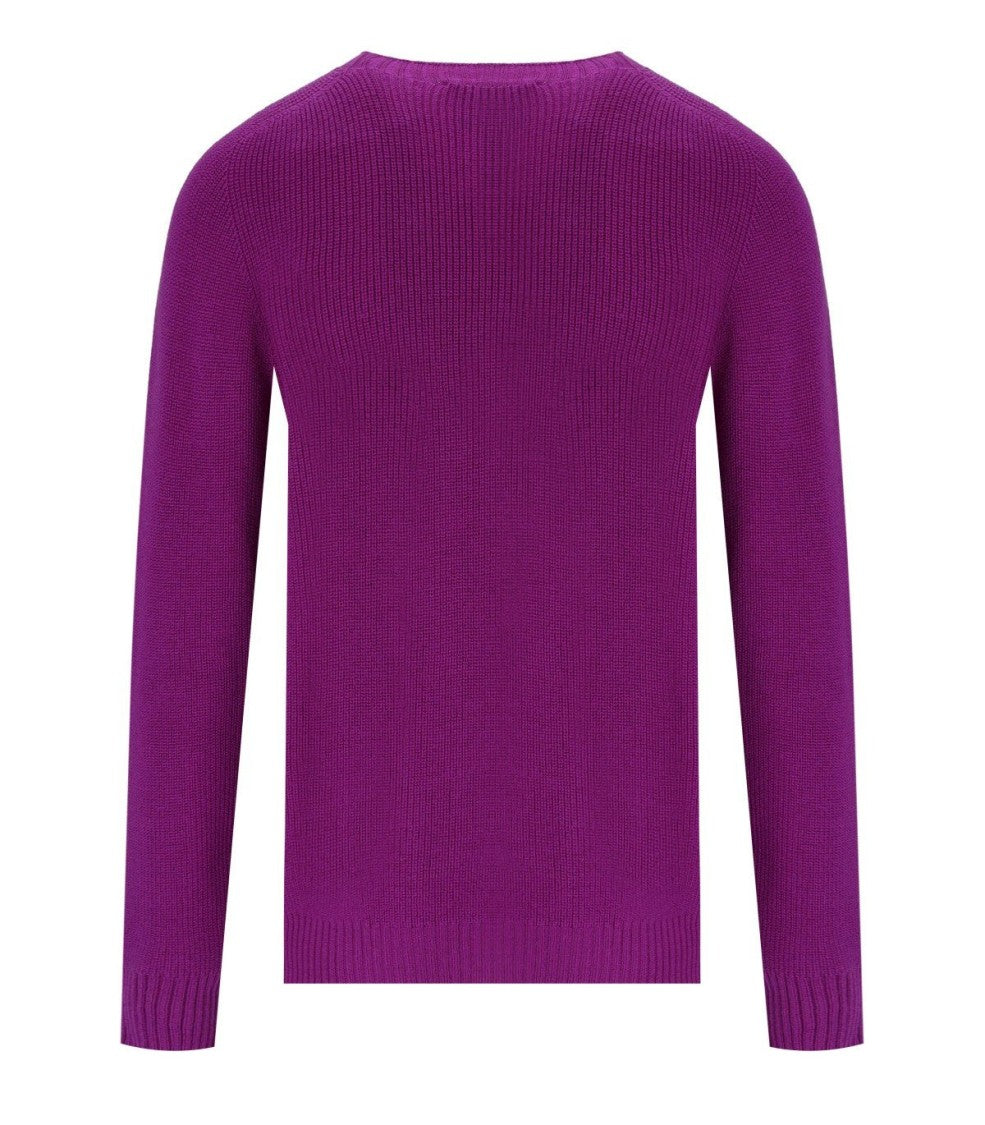 Amaranto Purple Crewneck Sweater