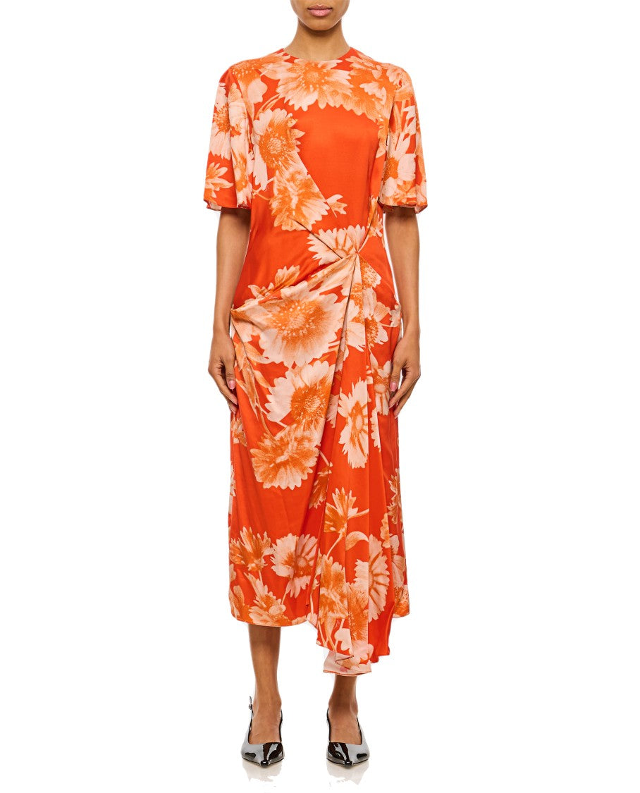 Erdem Draped Midi Dress