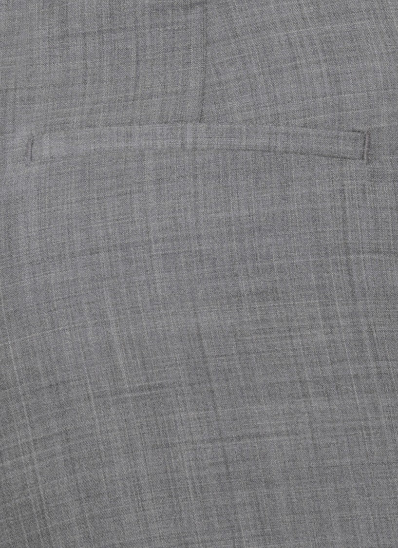 Pt Torino Grey Virgin Wool Formal Pants