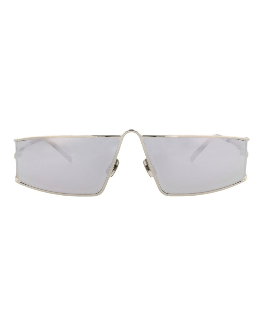 Saint Laurent Square-Frame Metal Sunglasses