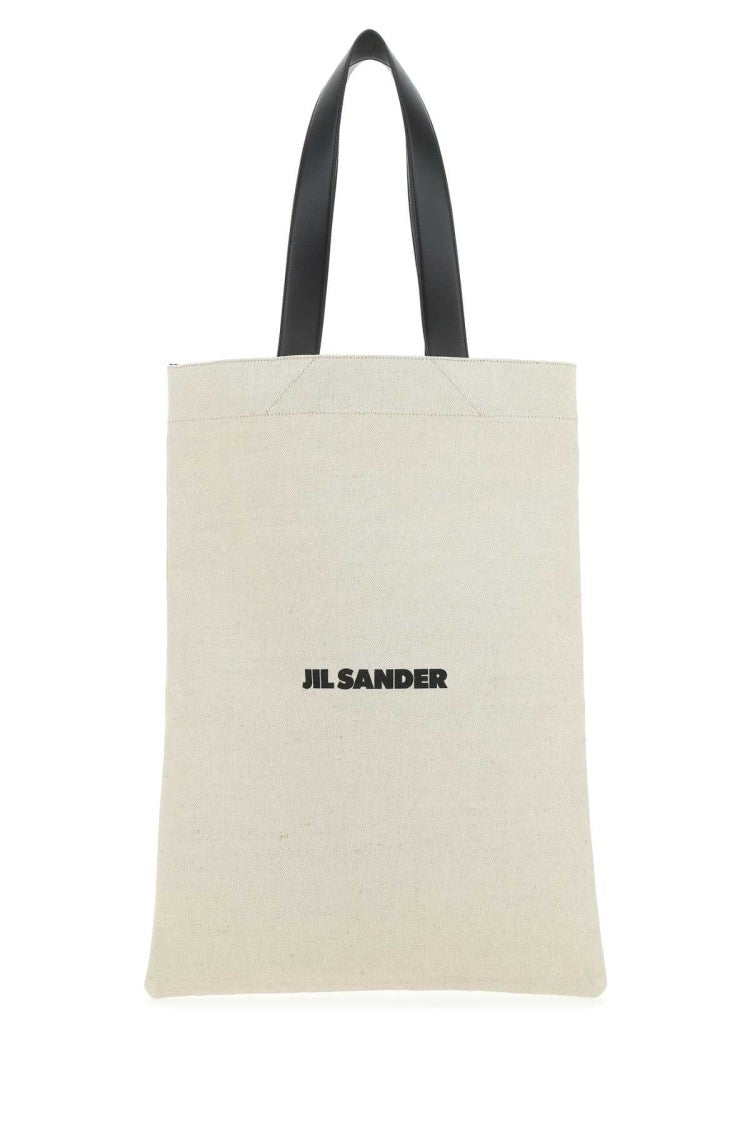 Jil Sander Sand Canvas Shopping Bag