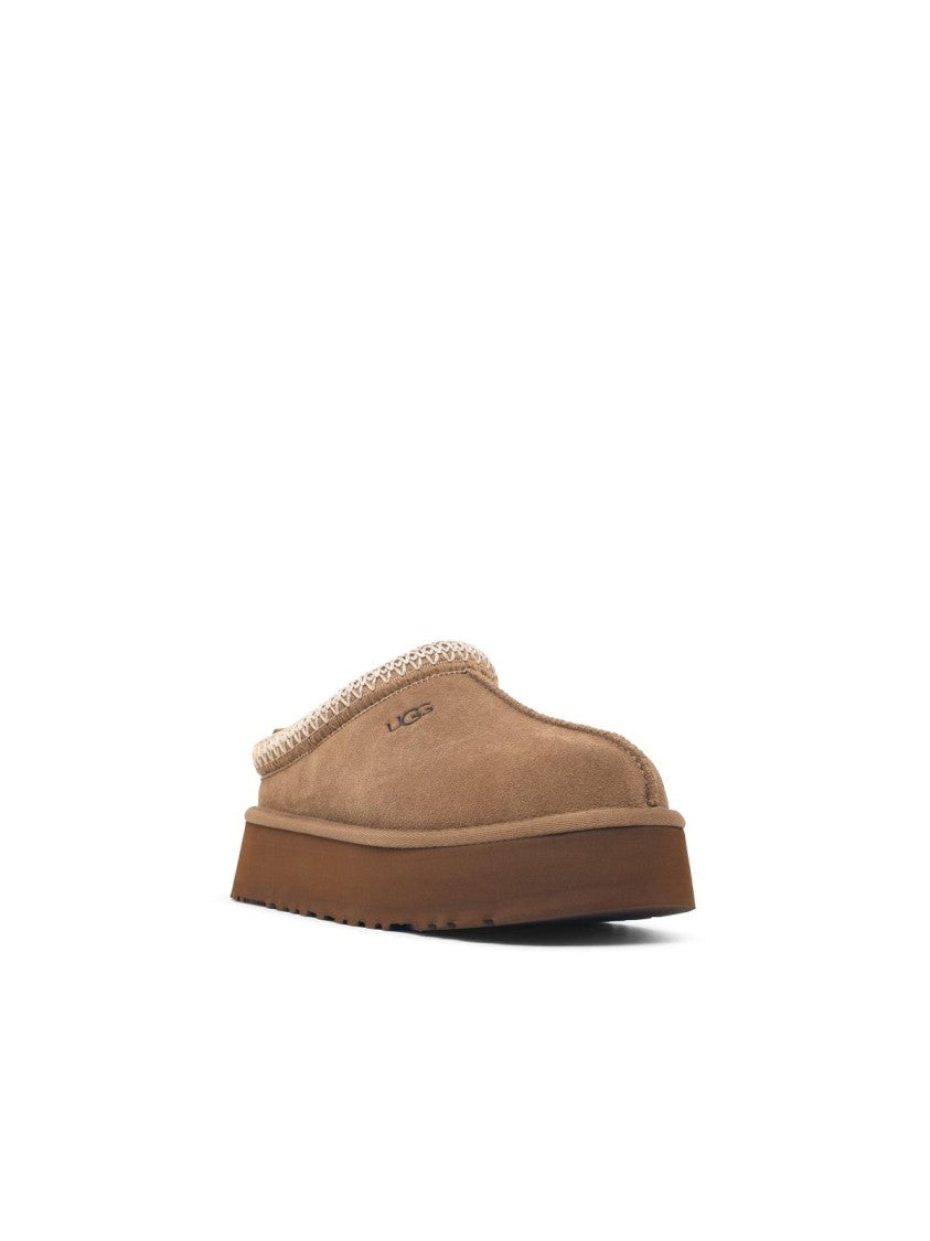 Ugg Light Bronze Tazz Ii Suede Slippers