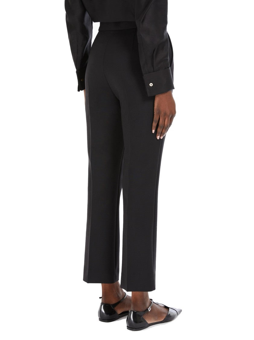 Max Mara Pure Wool Crêpe Slim Fit Trousers