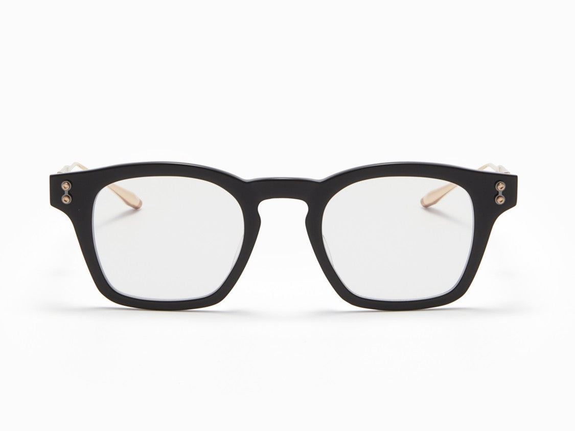 Akoni Gold Wise Metal Square Eyeglasses