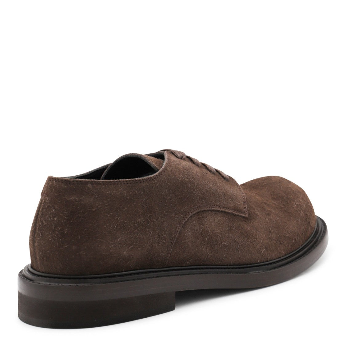 Moschino Brown Leather Lace Up Shoes