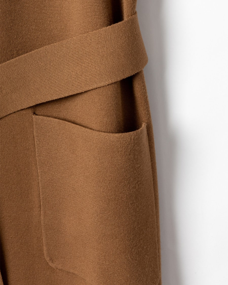 Max Mara Sleeveless Deep V-Neck Waist Belt Top