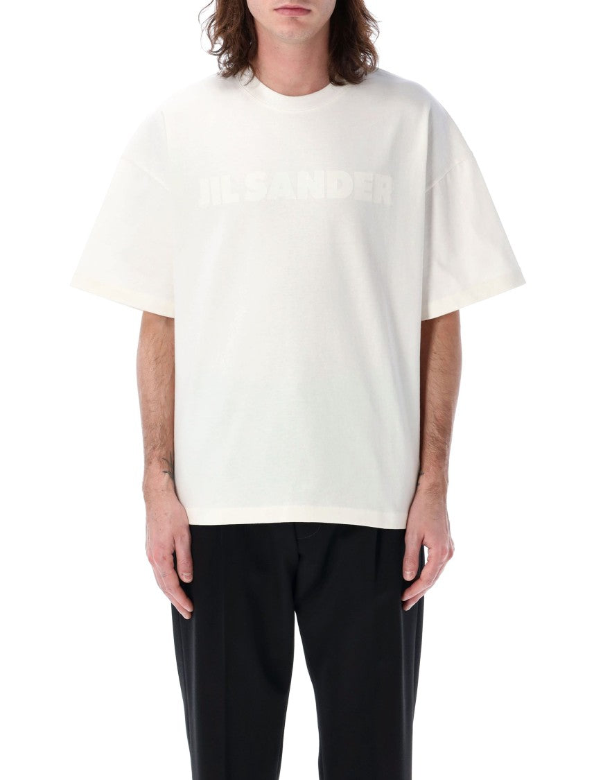 Jil Sander Porcelain Oversized Cotton Logo T-Shirt