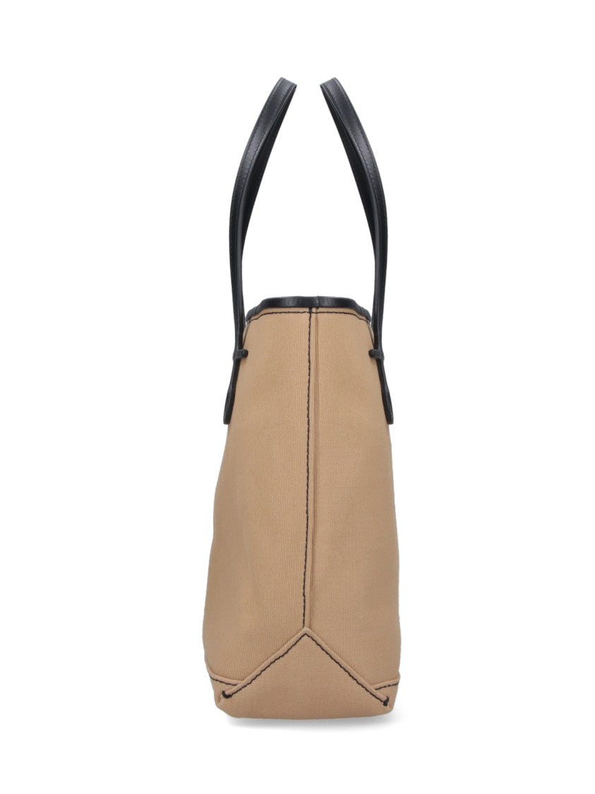 J. W. Anderson Beige Anchor Cotton Canvas Tote Bag