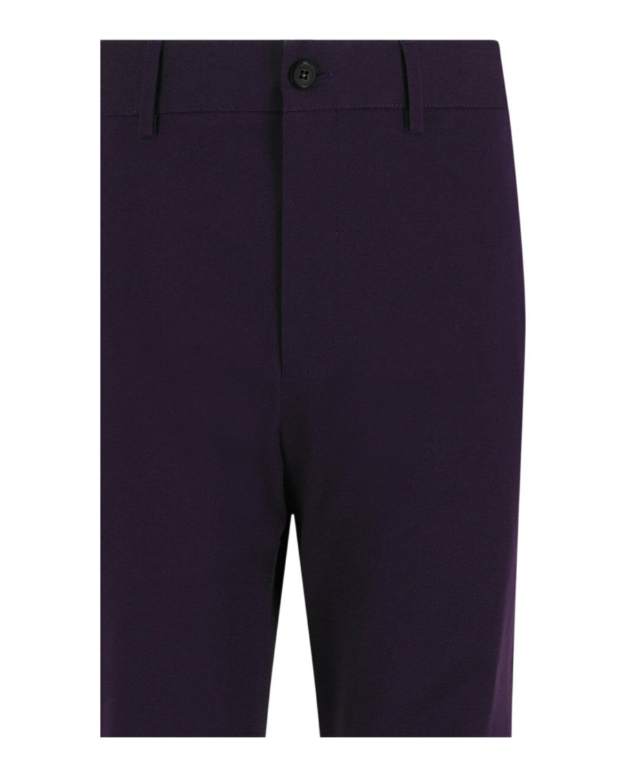Ferragamo Cotton Twill Trousers