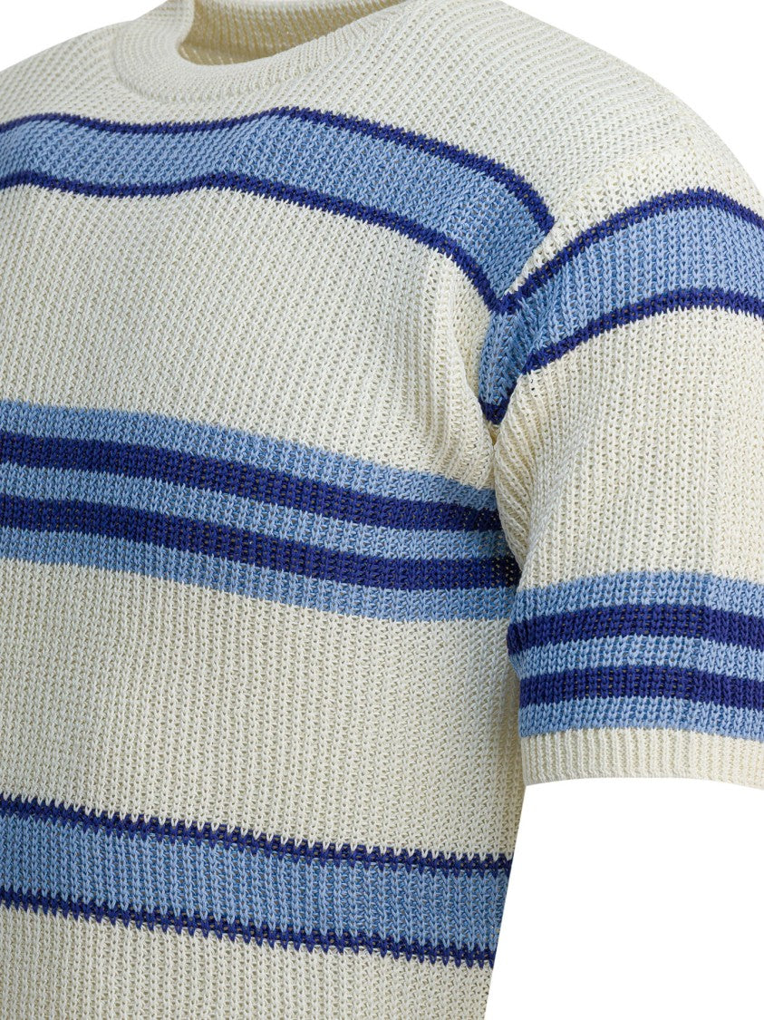 Human Made Short-Sleeved Knit With Striped Pattern