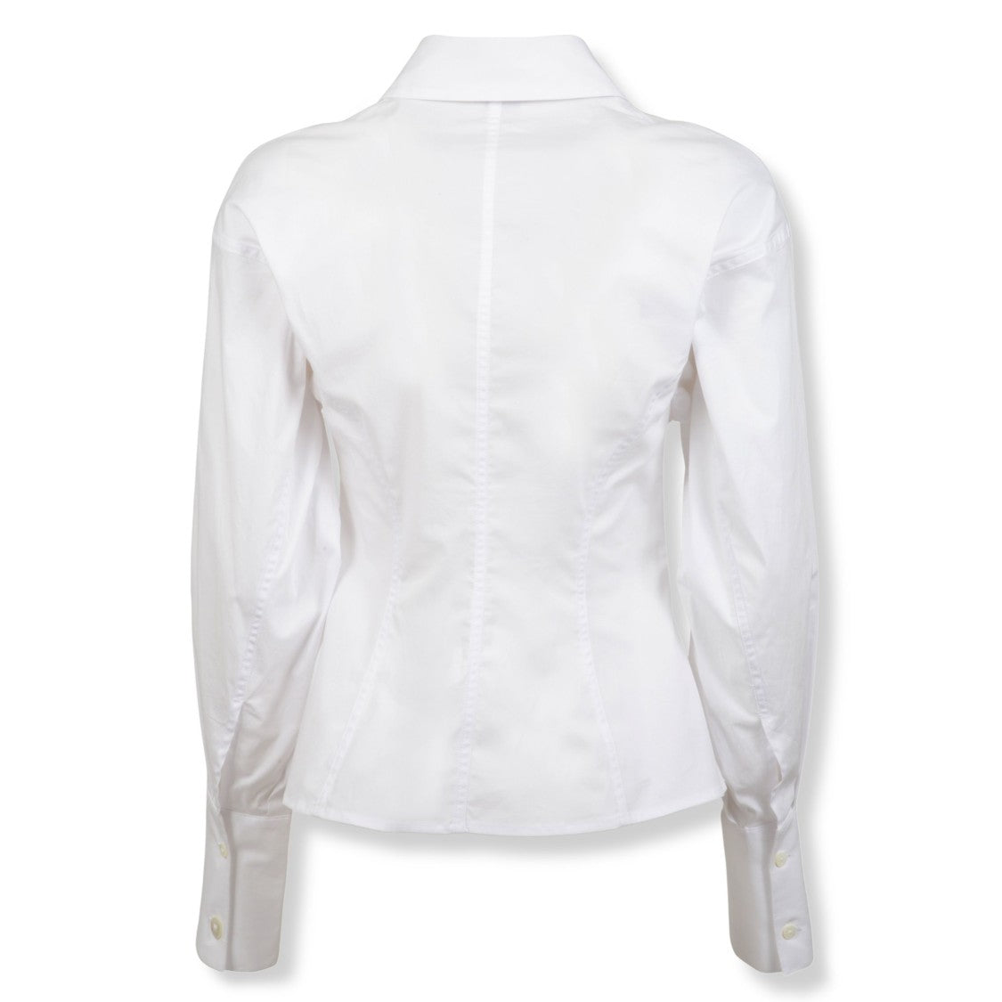 Staud Aida Fitted Button-Up Top