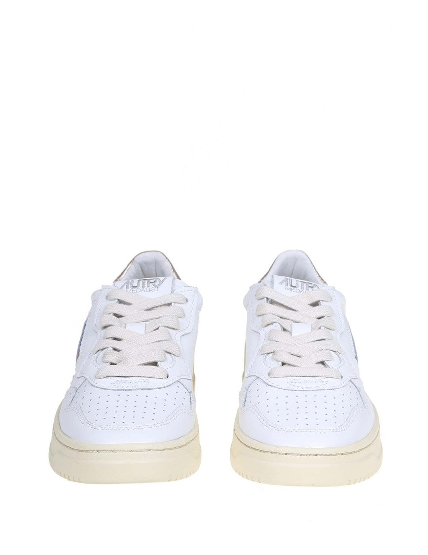 Autry White Leather Sneakers
