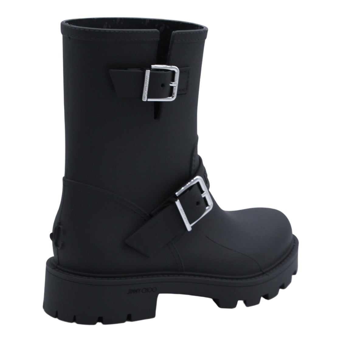 Jimmy Choo Chunky Sole Buckle Boots