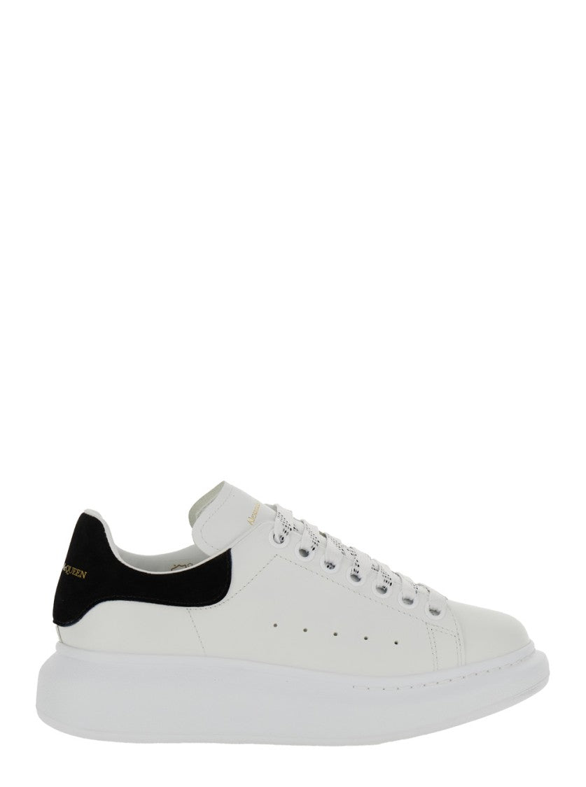 Alexander Mcqueen White Leather Sneakers