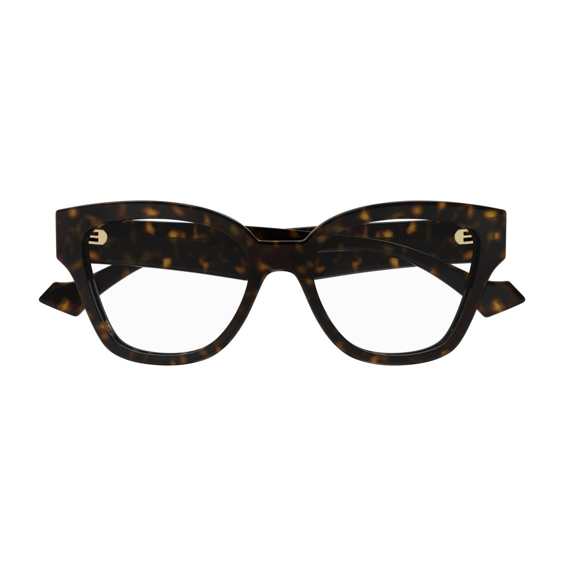Gucci Gg1424o Oversized Square Tortoiseshell Eyeglasses