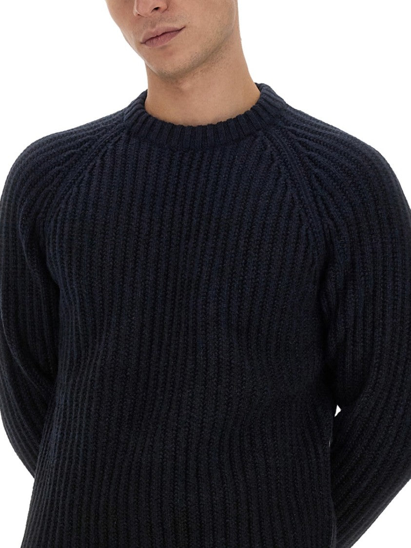 Brioni Textured Ribbed Cashmere And Virgin Wool Sweater