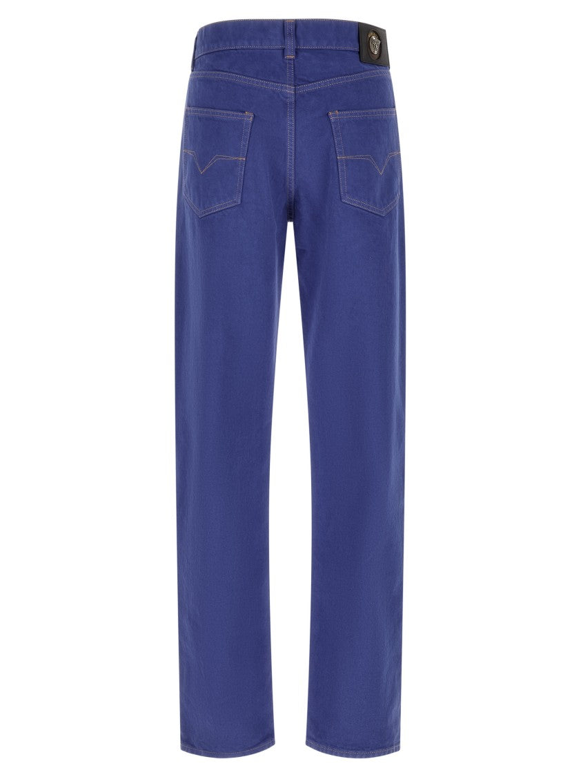 Versace Wide-Leg Denim Jeans