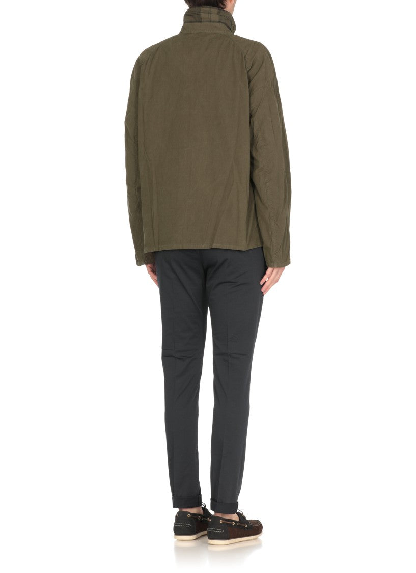 Barbour Olive Green Tracker Casual Cotton Jacket