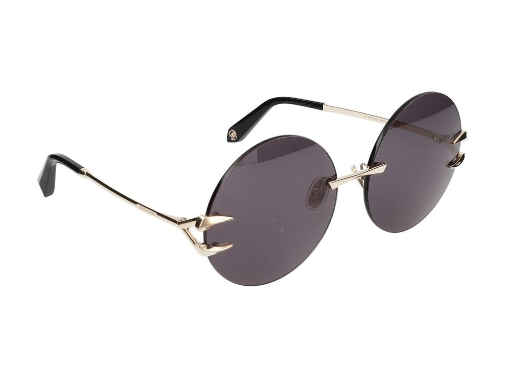 Roberto Cavalli Sunglasses Roberto Cavalli Src006 0300 Oro Rose' Lucido Totale 63/17/140