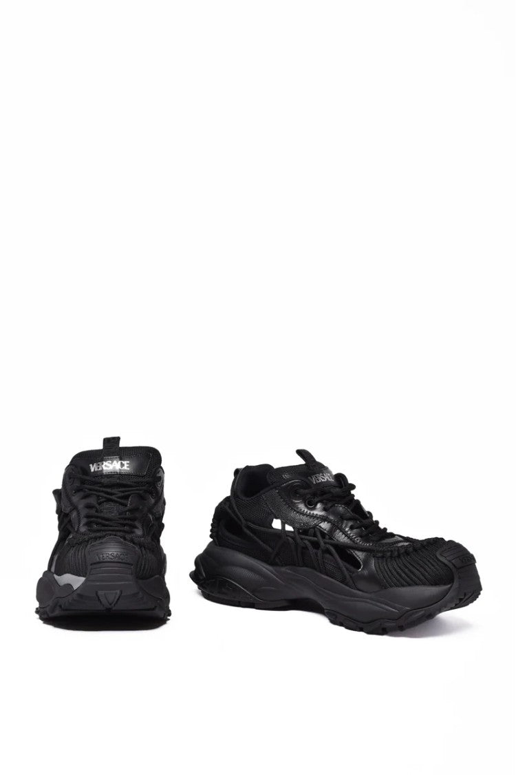 Versace Collection Low Trainers - Black
