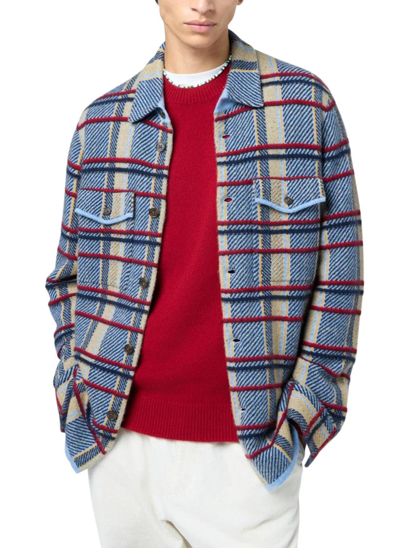 Guest In Residence Plaid Work Shirt With Structured Collar