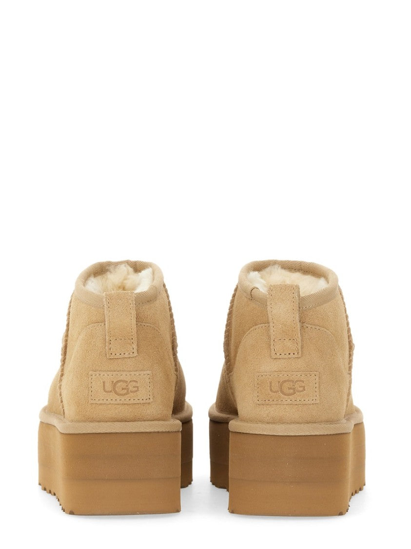 Ugg Classic Ultra Mini Platform Leather Boots
