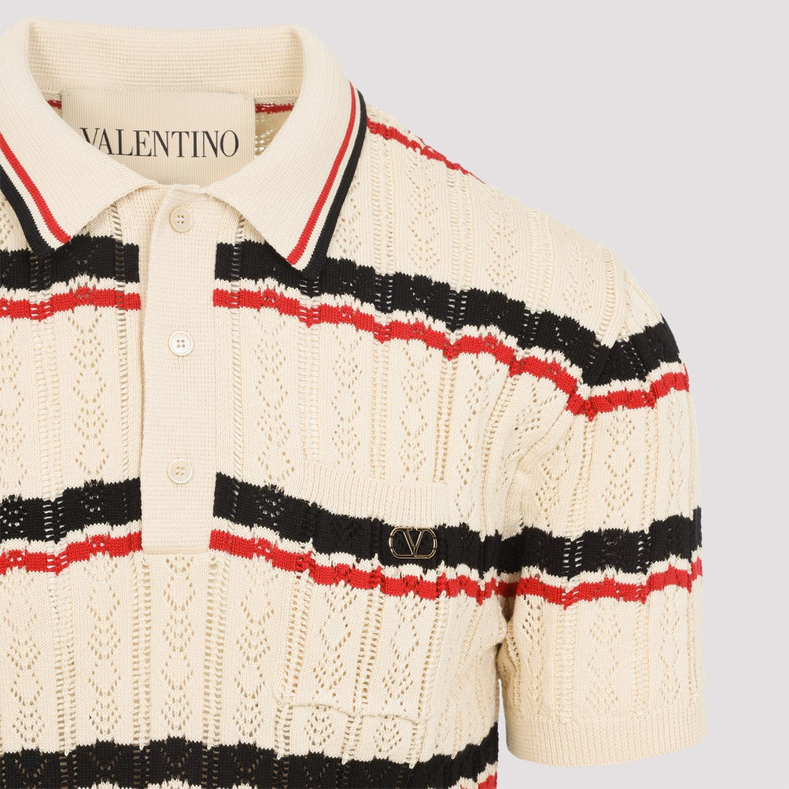 Valentino Comfortable Cotton Polo T-Shirt