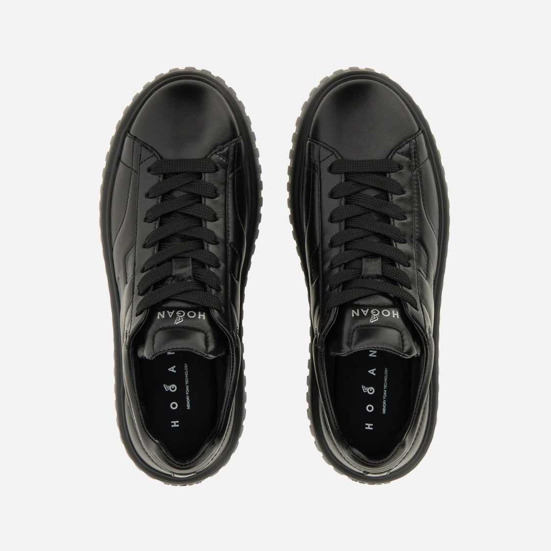 Hogan H-Stripes H Sneakers With Elevated Platform Sole