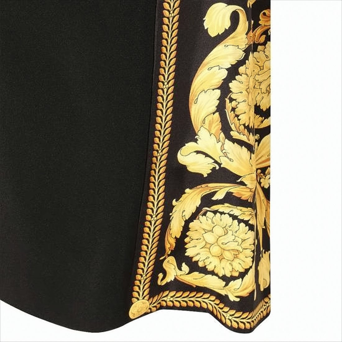 Versace Baroque-Patterned Sleeveless Midi Dress By Versace