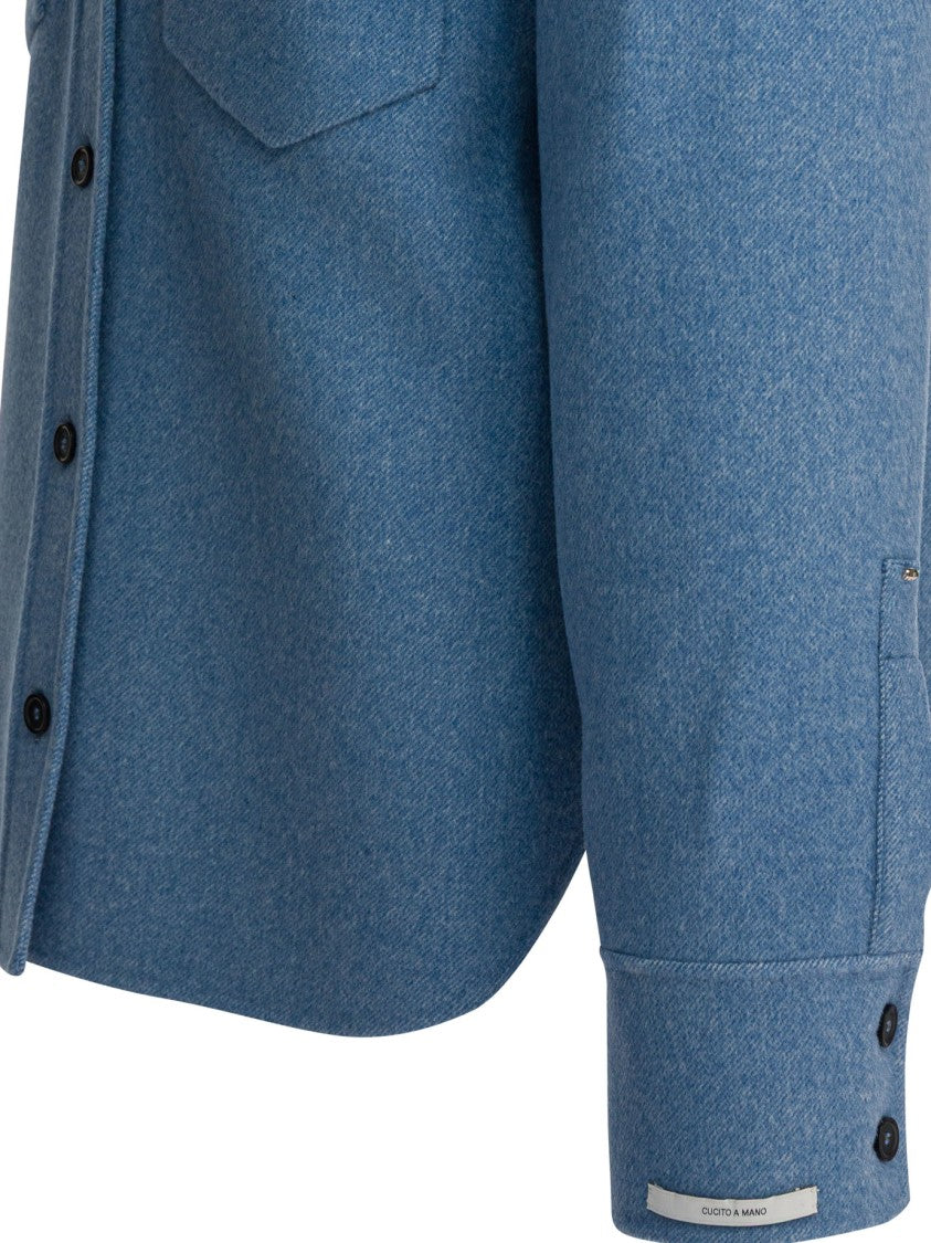 Max Mara Virgin Wool Overshirt Jacket