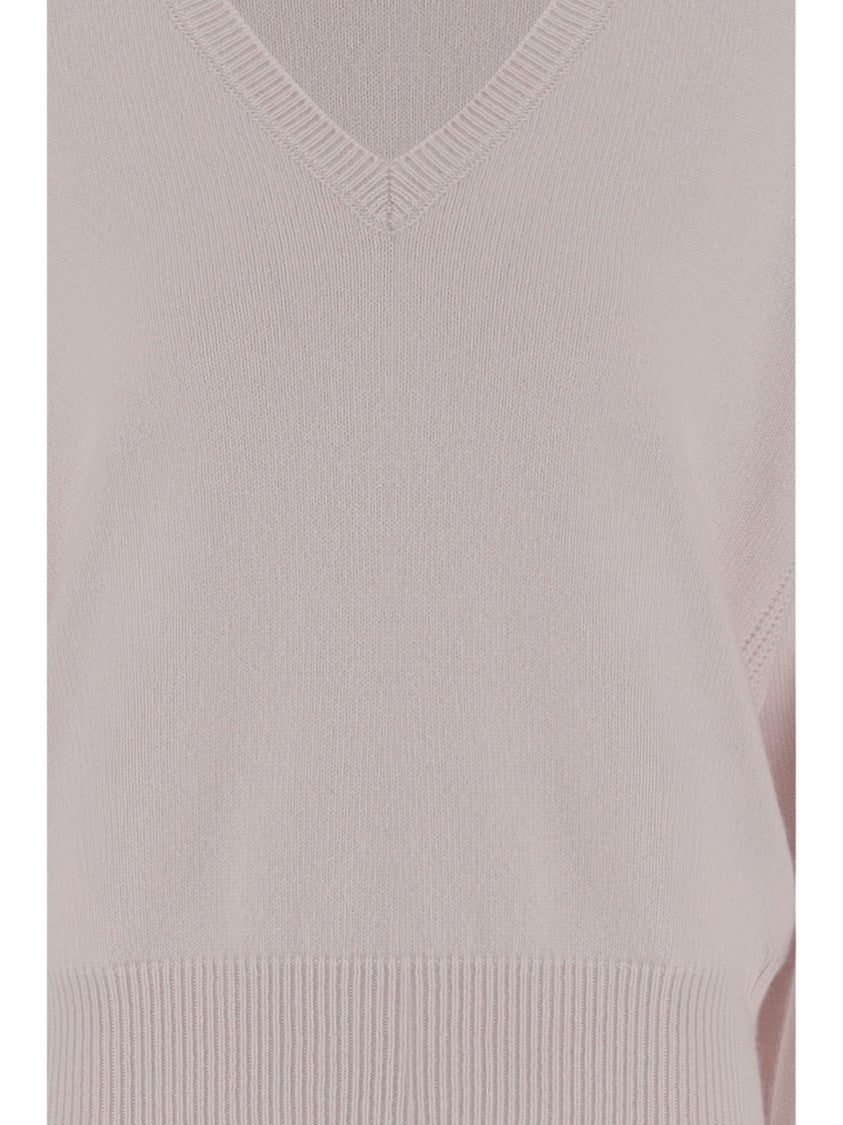 Sa Su Phi Pink Cashmere V-Neck Sweater