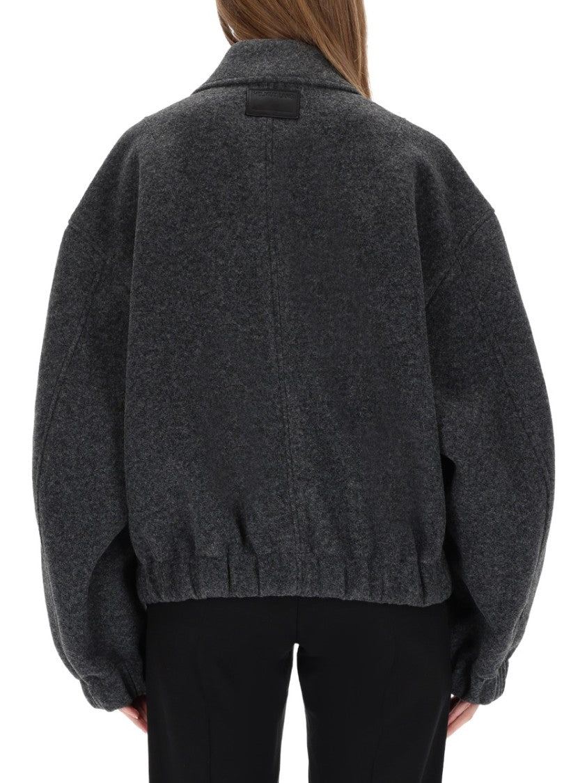 Helmut Lang Shell Boxy Oversized Bomber Jacket