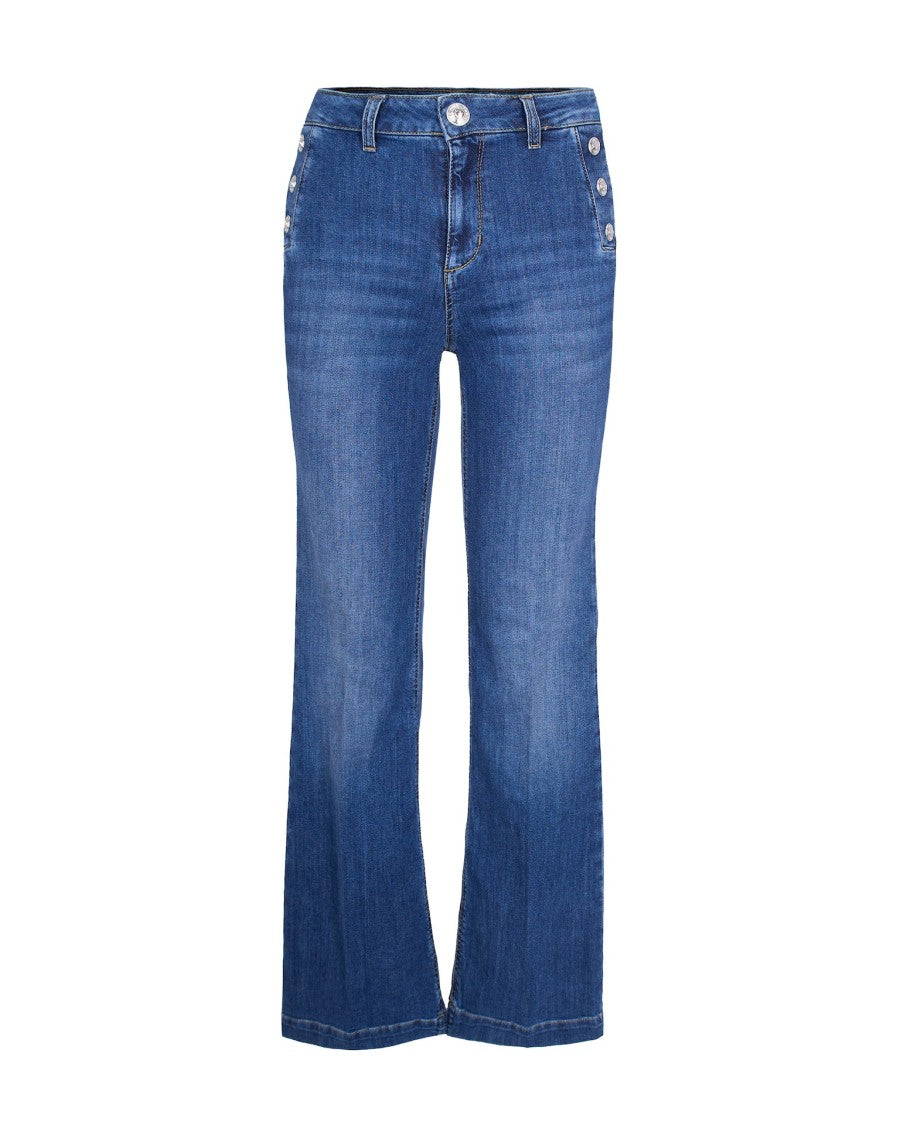 Liu Jo Flare Jeans In Stretch Denim
