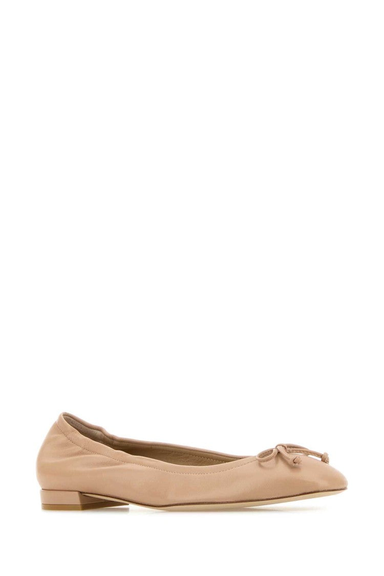 Stuart Weitzman Powder Pink Leather Bria Ballerinas