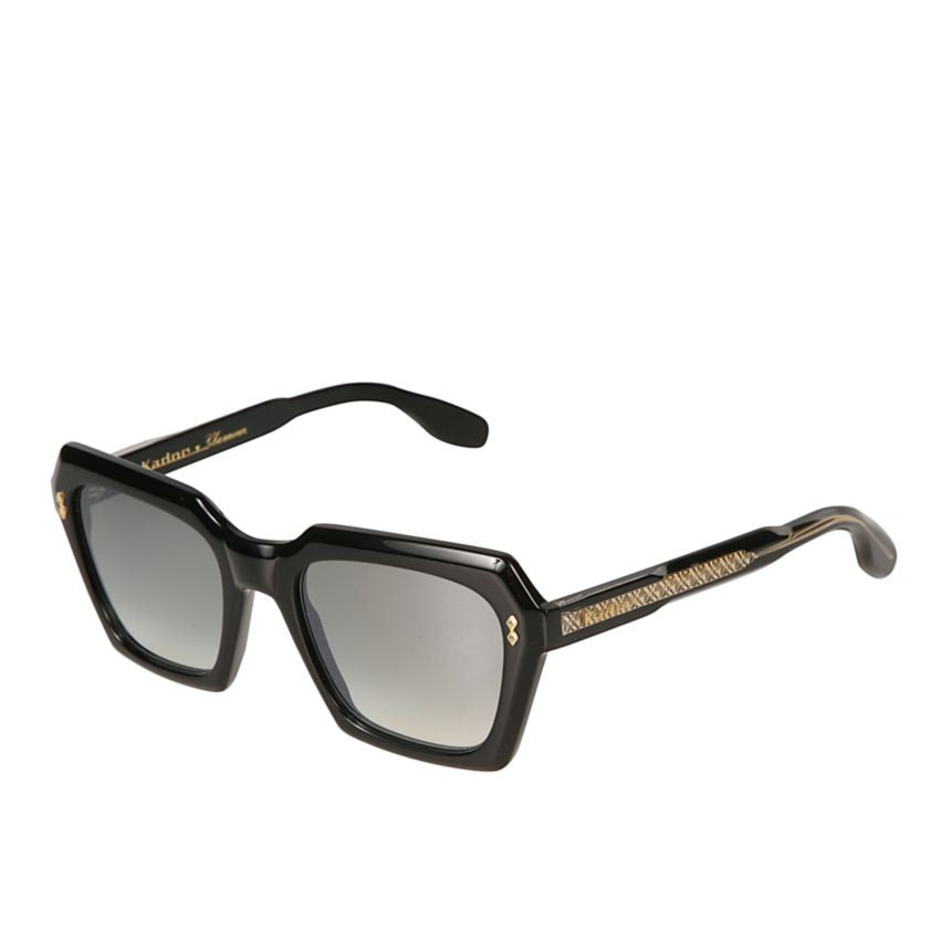 Kador Klara Glamour Oversized Square Frame Black Sunglasses