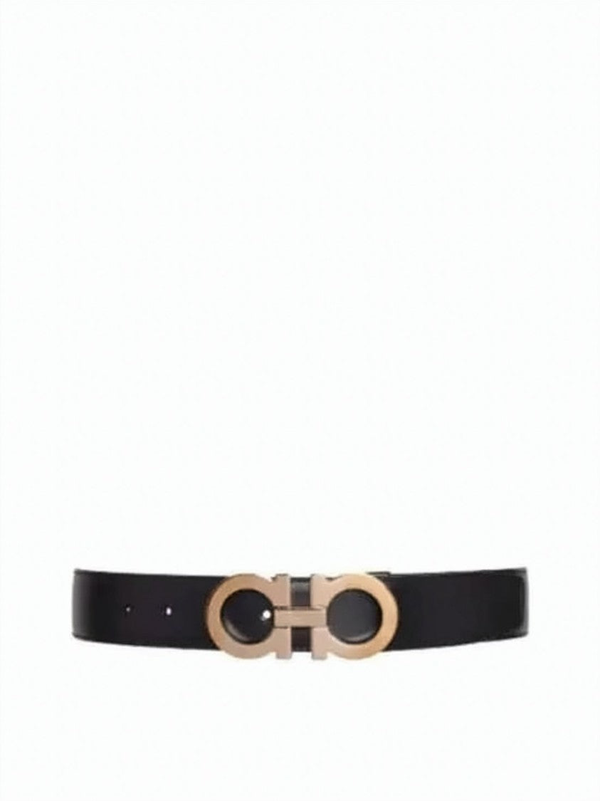 Salvatore Ferragamo Smooth-Finish Leather Belt