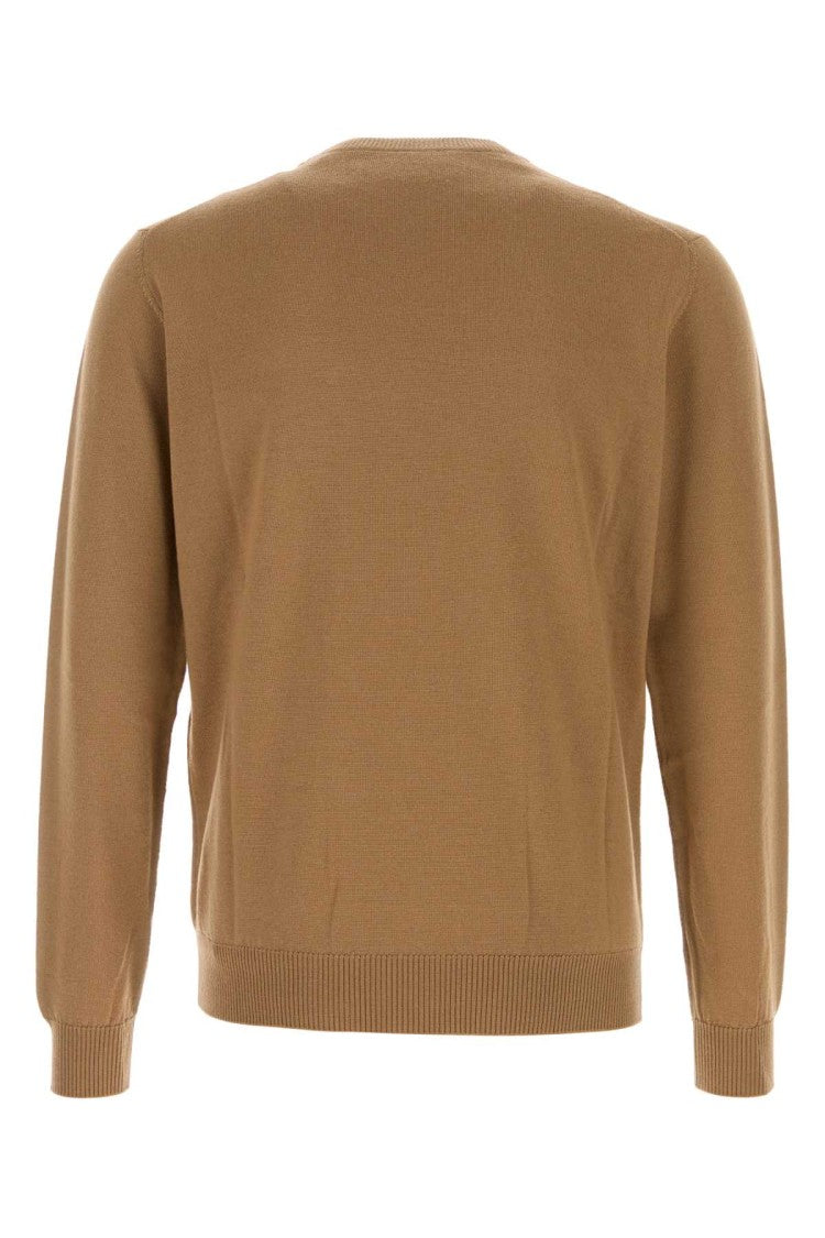 Fendi Camel Stretch Cotton Sweater