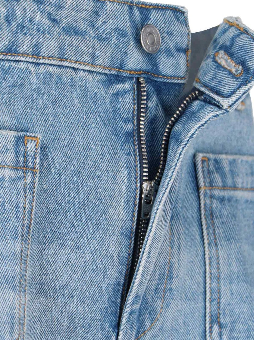 Victoria Beckham Celine Bootcut Jeans – Light Blue