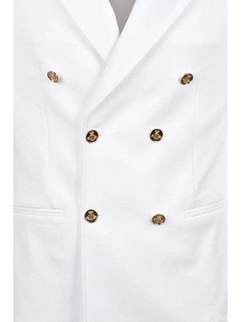 Daniele Alessandrini Double-Breasted Jacket - White