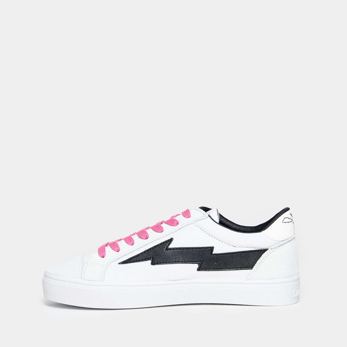 Sanyako White Cotton Sneaker, Box Bottom
