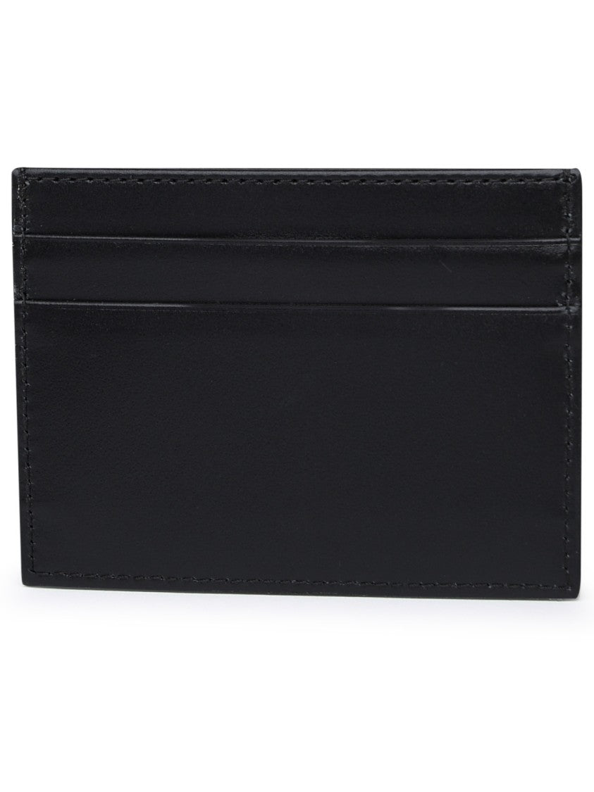 Dolce & Gabbana Black Leather Card Holder