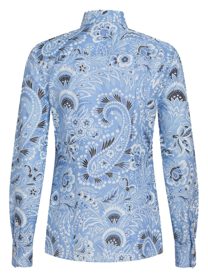 Etro Long Sleeve Floral And Paisley Etro Shirt