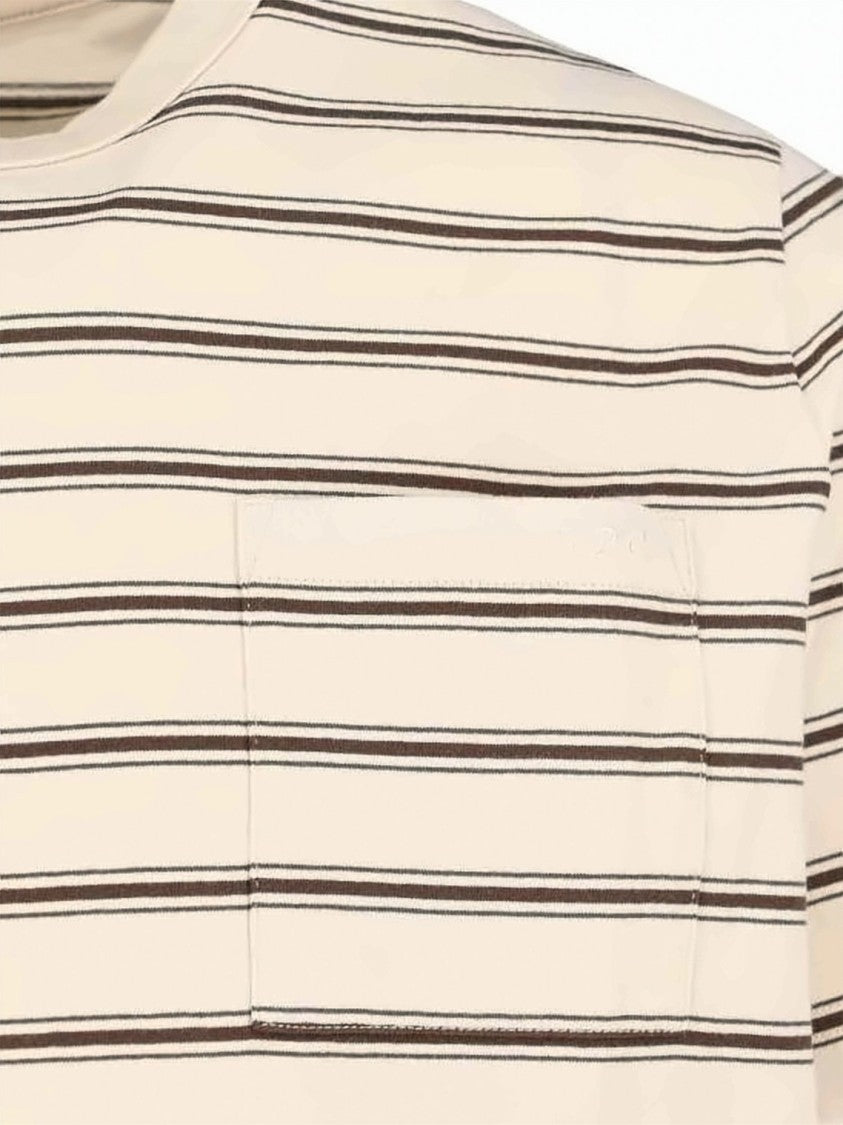 A.P.C. Short-Sleeved T-Shirt With Contrasting Stripes