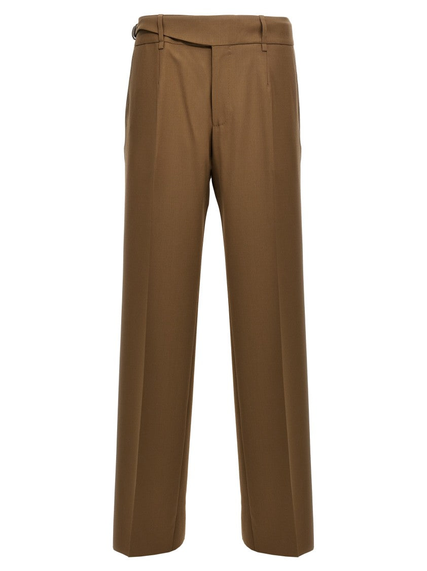 Dolce & Gabbana Tailored Bi-Stretch Trousers With Zip Closure