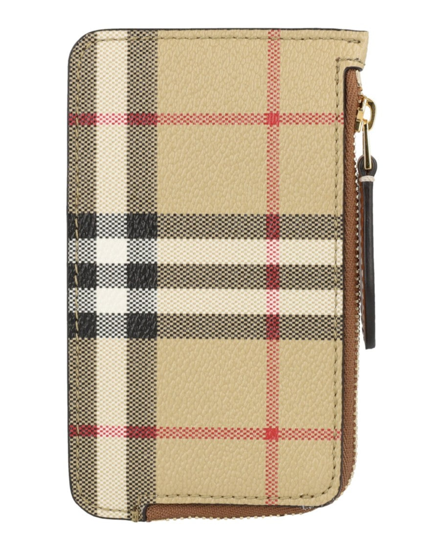 Burberry Sommerset Check Zip Card Holder